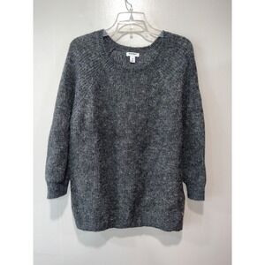 Old Navy Womens XL Grey Knit wool Blend Sweater
